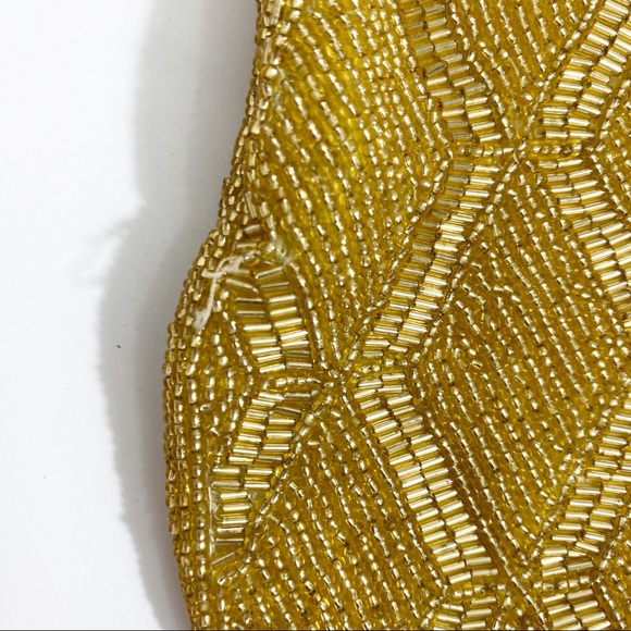 Vintage Walborg Gold Beaded Evening Purse - Picture 4 of 7